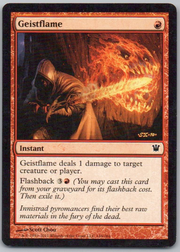 Geistflame 144 Normal Instant Card - Innistrad