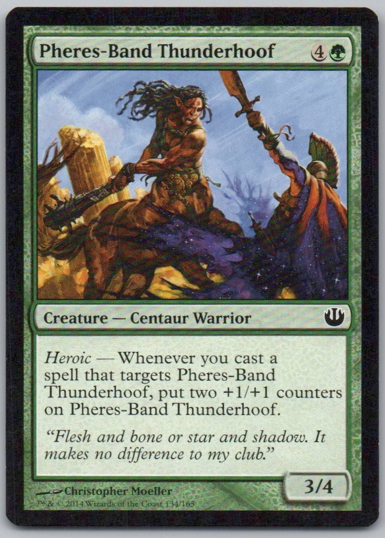 Pheres-Band Thunderhoof 134 Normal Creature Card - Journey Into Nyx