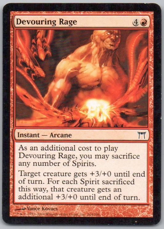 Devouring Rage 164 Normal Instant Card - Champions of Kamigawa