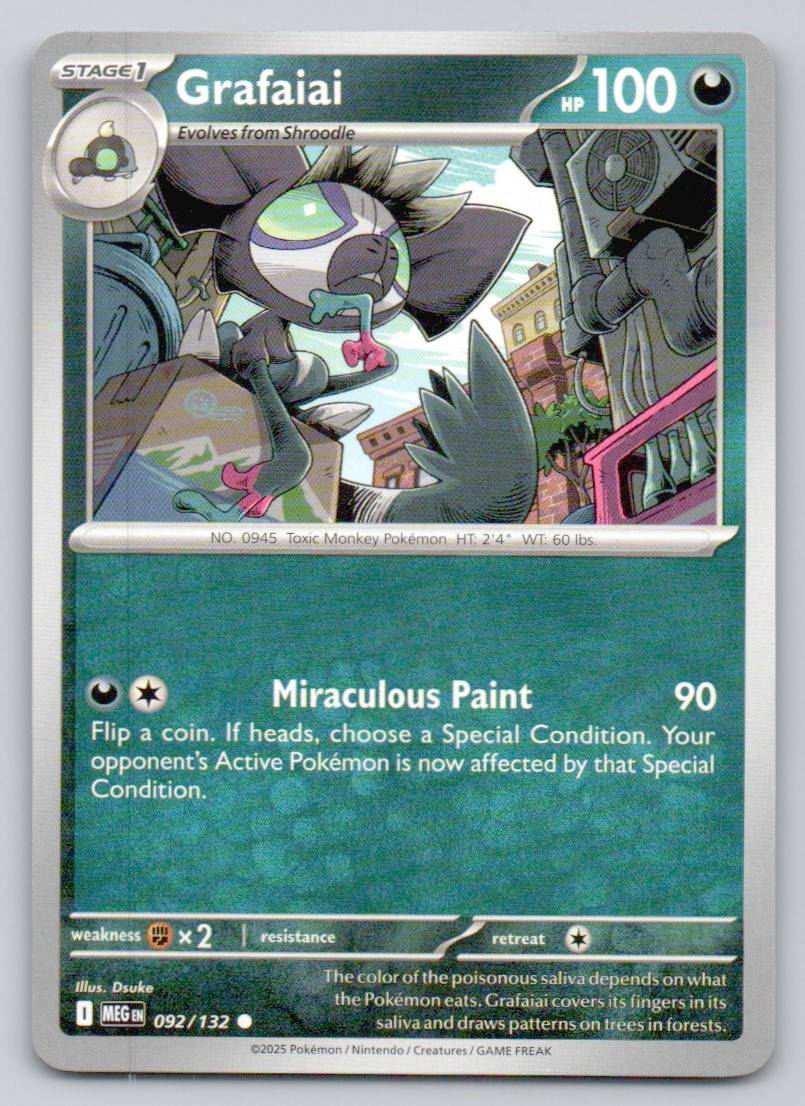 Grafaiai 092 NOR Card - Mega Evolution