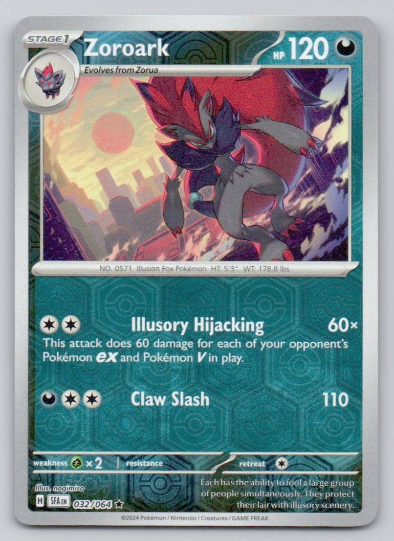 Zoroark 032 REV Card - Shrouded Fable