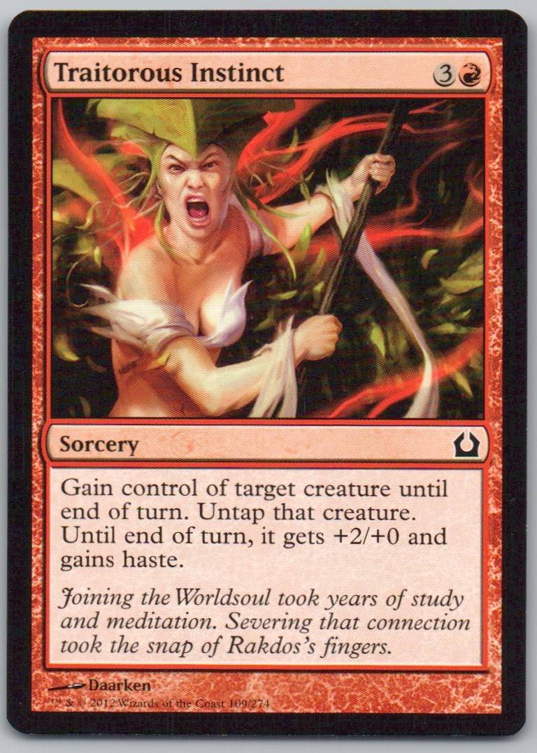 Traitorous Instinct 109 Normal Sorcery Card - Return to Ravnica