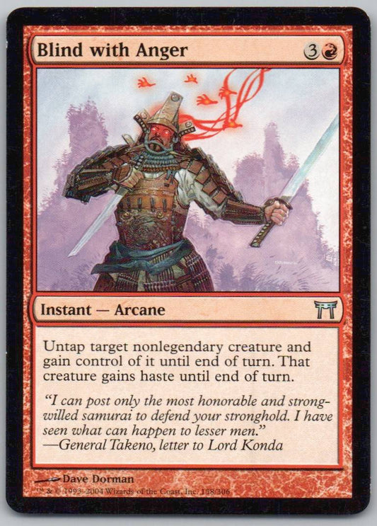 Blind with Anger 158 Normal Instant Card - Champions of Kamigawa
