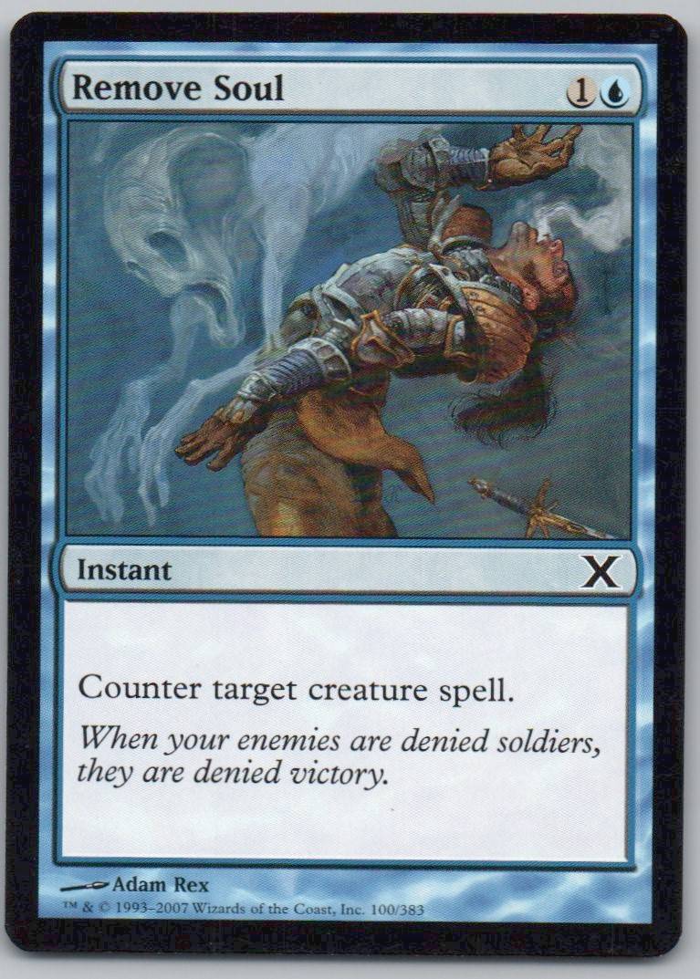Remove Soul 100 Normal Instant Card - 10th Edition
