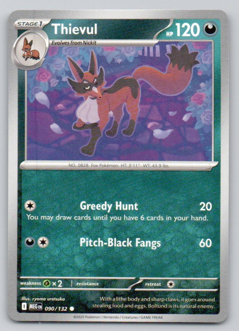 Thievul 090 NOR Card - Mega Evolution