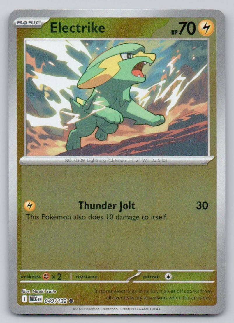 Electrike 049 REV Card - Mega Evolution