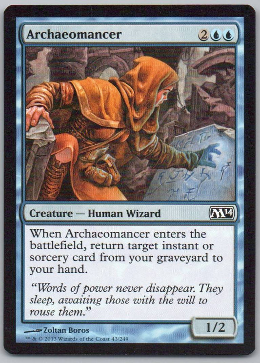 Archaeomancer 43 Normal Creature Card - Magic 2014