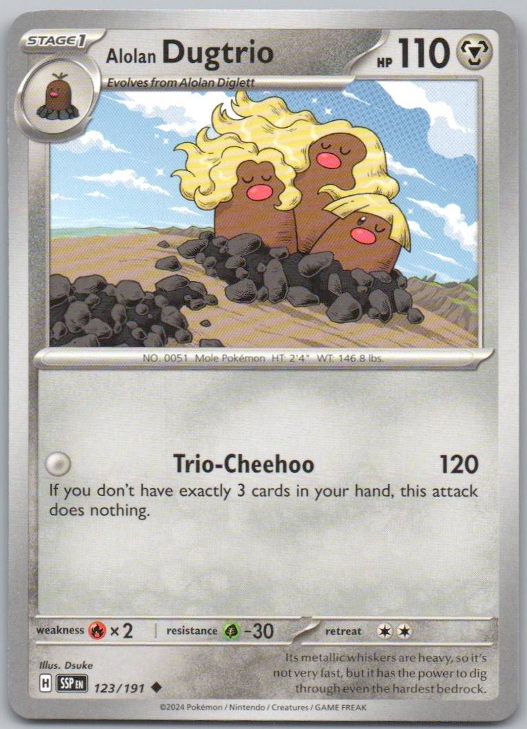 123 - Alolan Dugtrio