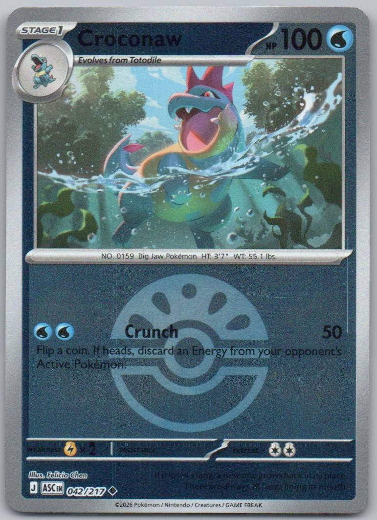 42 - Croconaw (Friend Ball)