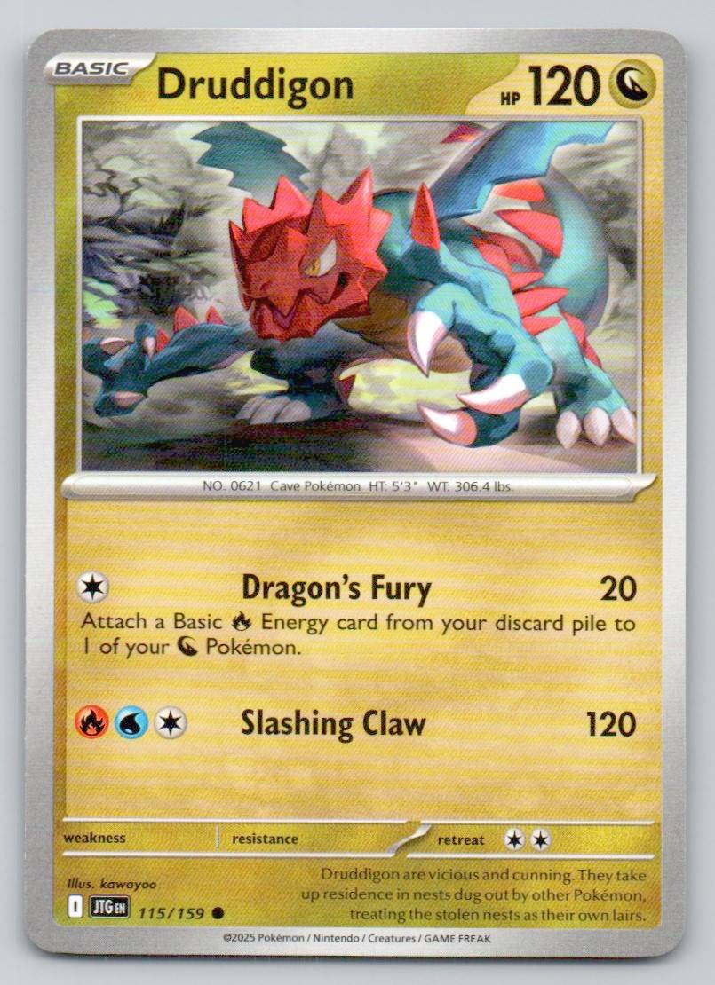 Druddigon 115 NOR Card - Journey Together