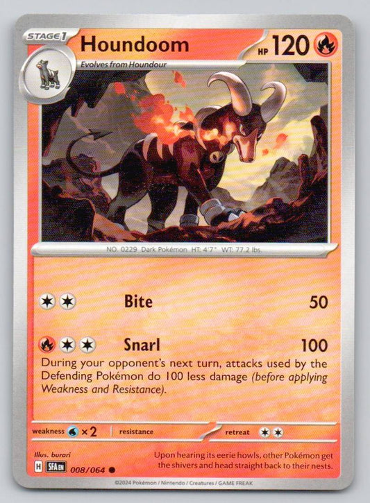 Houndoom 008 NOR Card - Shrouded Fable