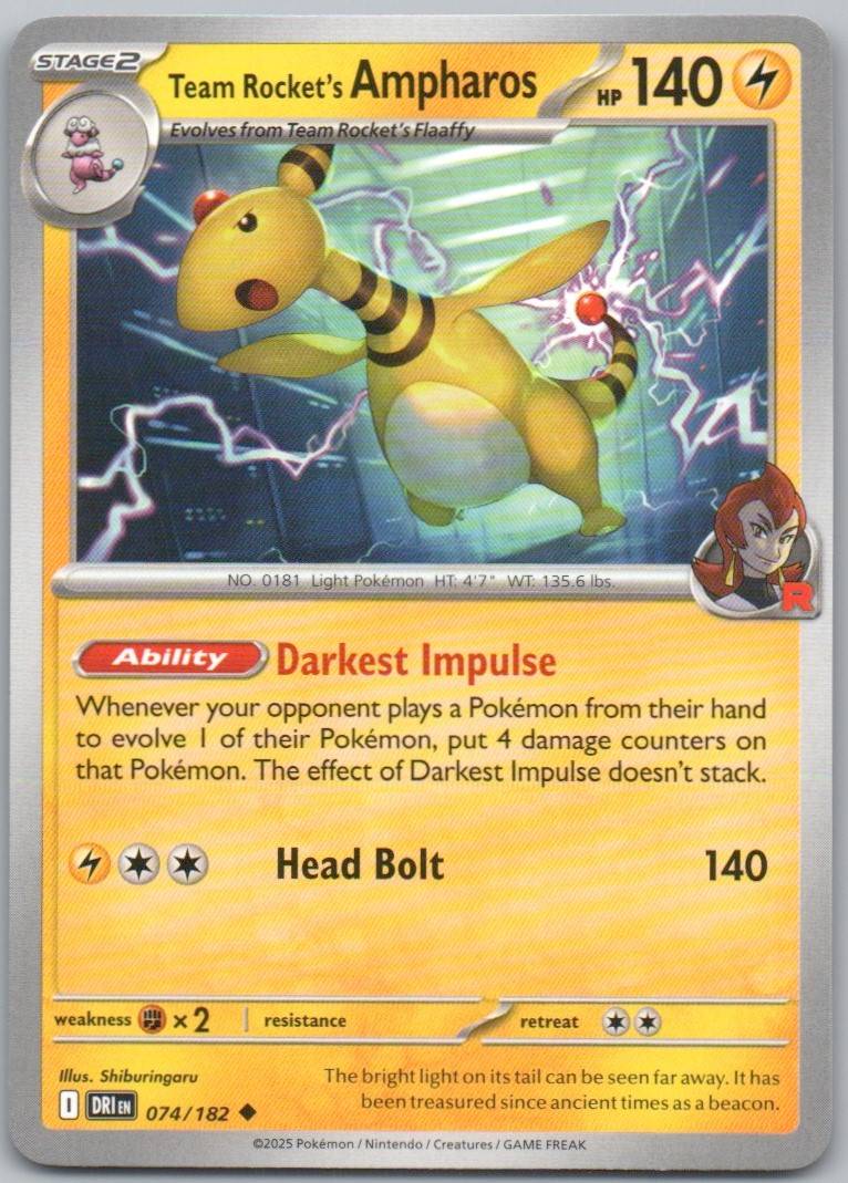 74 - Team Rocket's Ampharos