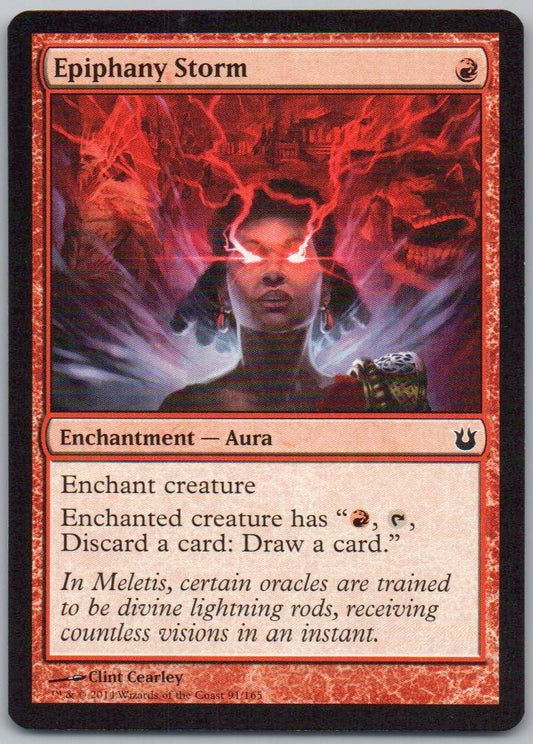Epiphany Storm 91 Normal Enchantment Card - Born of the Gods