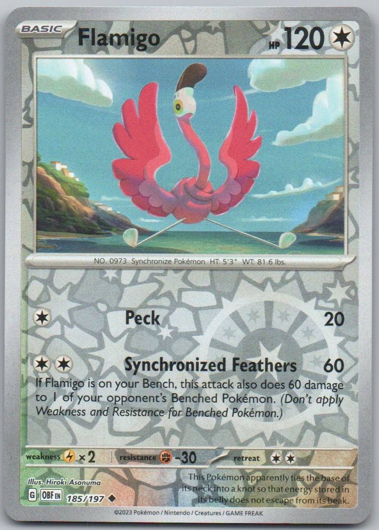 Flamigo 185 REV Card - Obsidian Flames