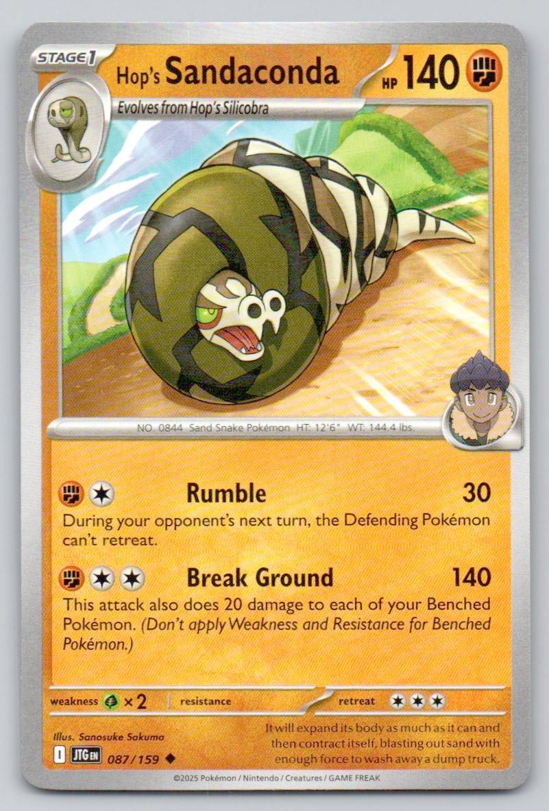 Hop's Sandaconda 087 NOR Card - Journey Together
