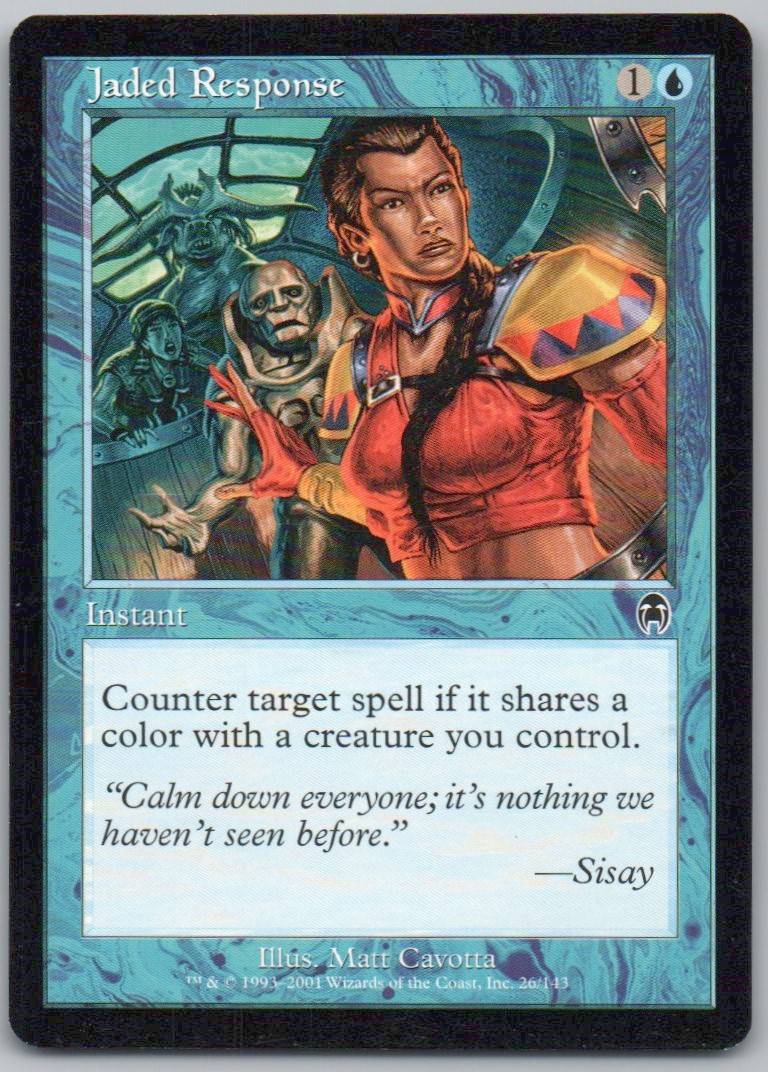 Jaded Response 26 Normal Instant Card - Apocalypse