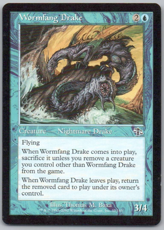 Wormfang Drake 57 Normal Creature Card - Judgment