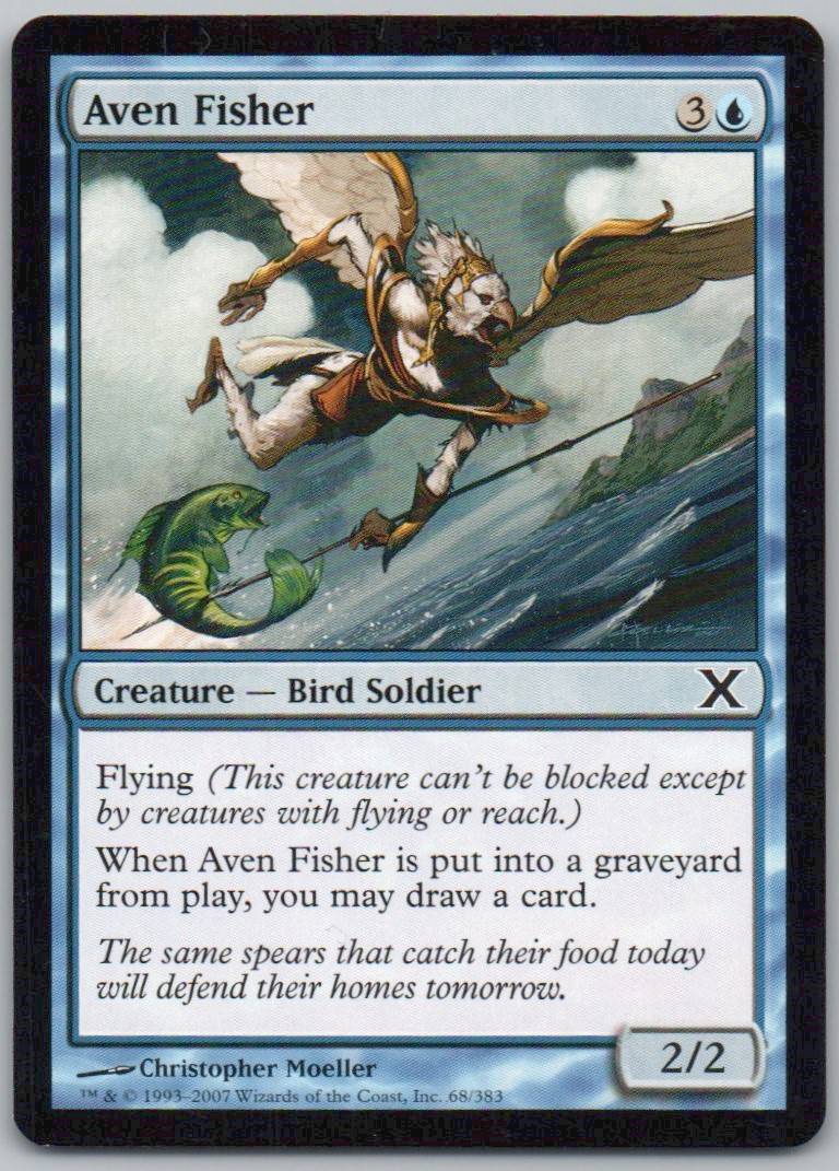Aven Fisher 68 Normal Creature Card - 10th Edition
