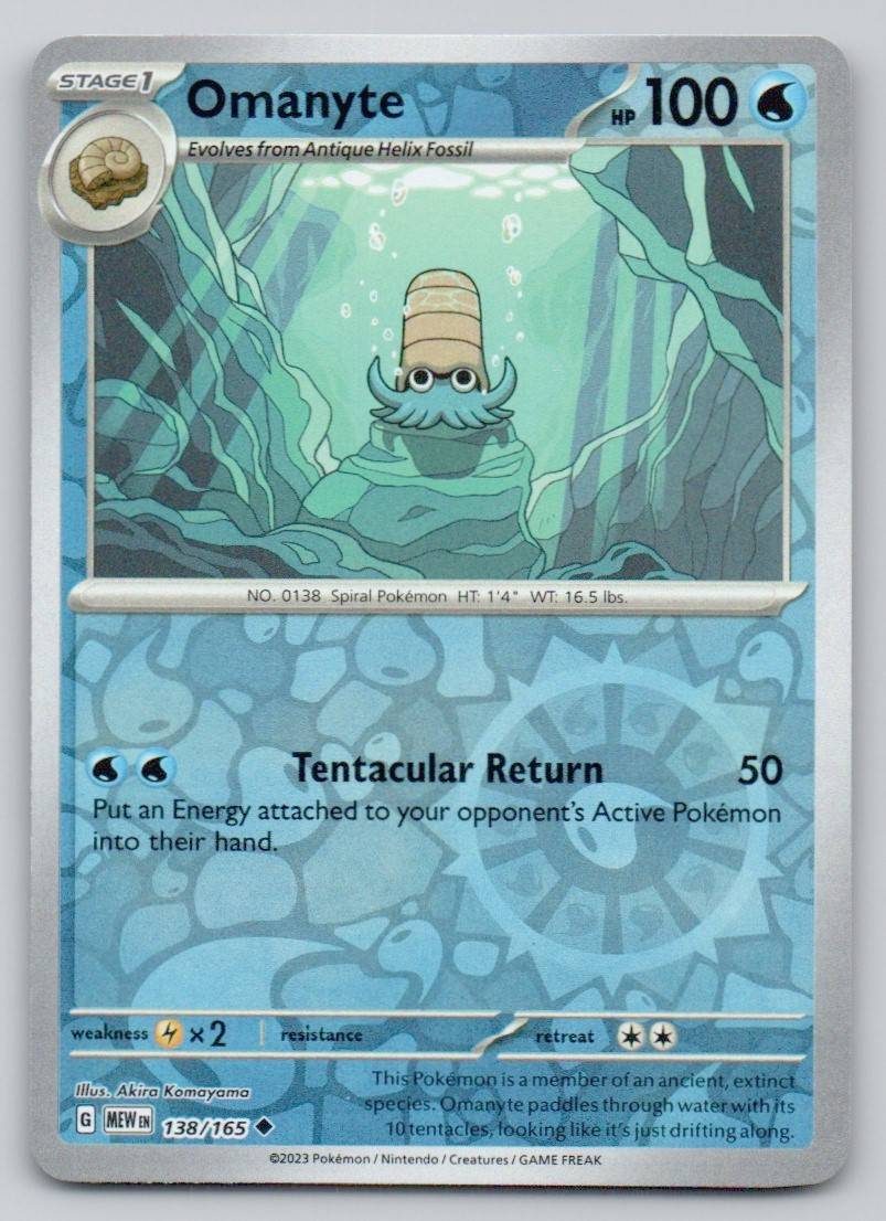 Omanyte 138 REV Card - 151