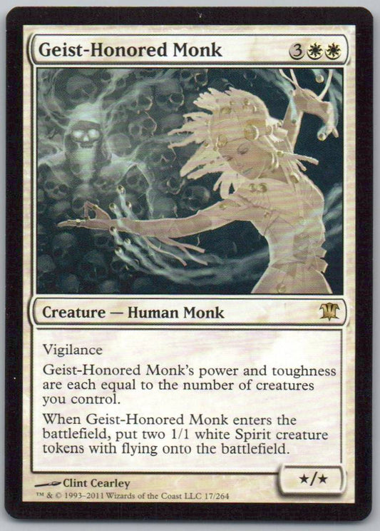 Geist-Honored Monk 17 Normal Creature Card - Innistrad