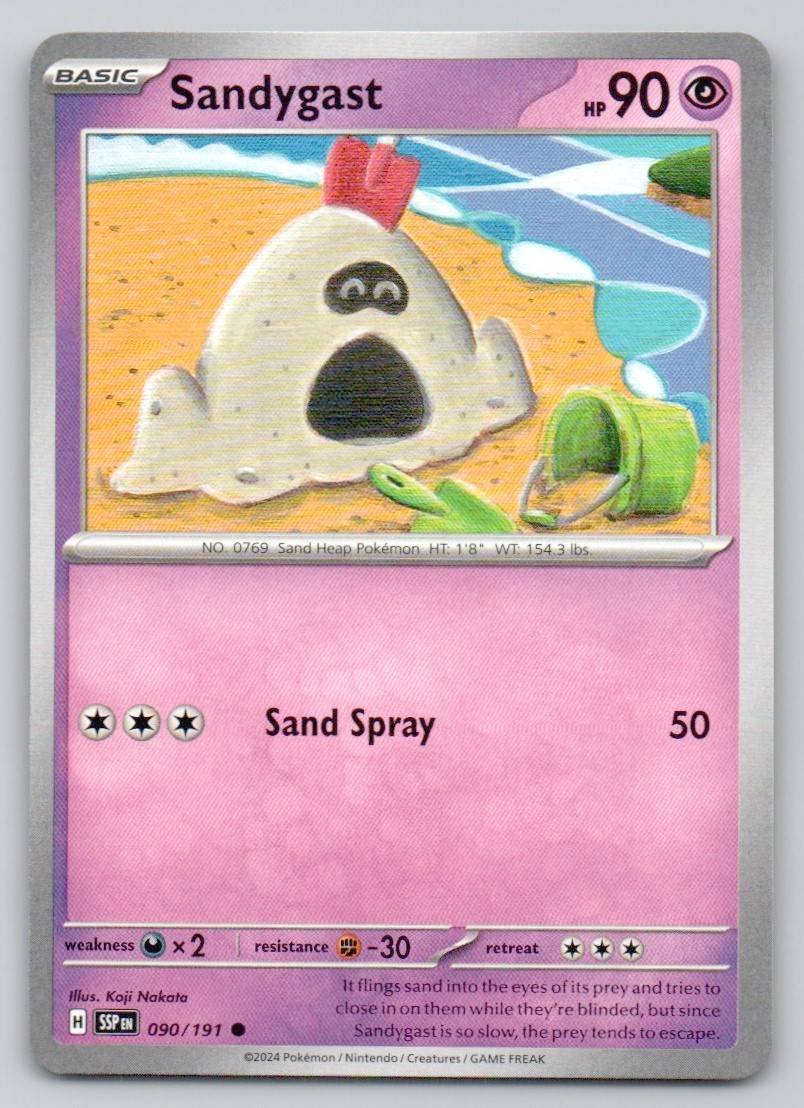 Sandygast 090 NOR Card - Surging Sparks