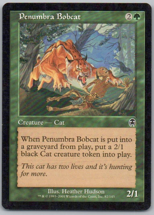 Penumbra Bobcat 82 Normal Creature Card - Apocalypse