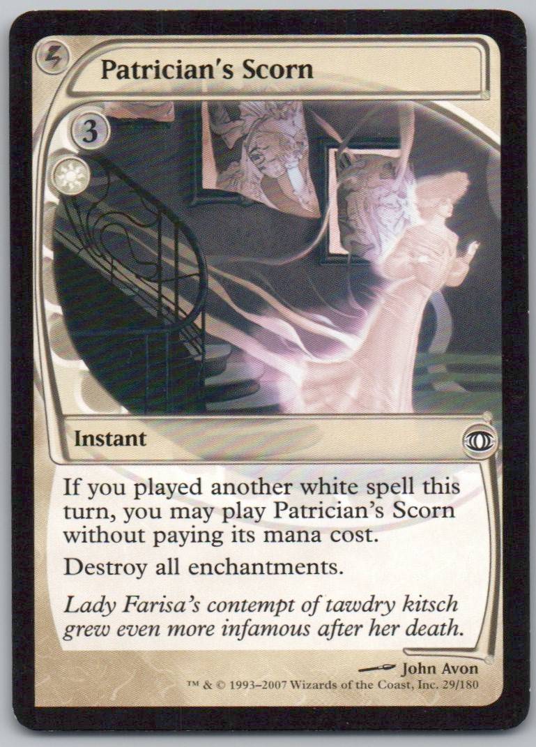 Patrician's Scorn 29 Normal Instant Card - Future Sight