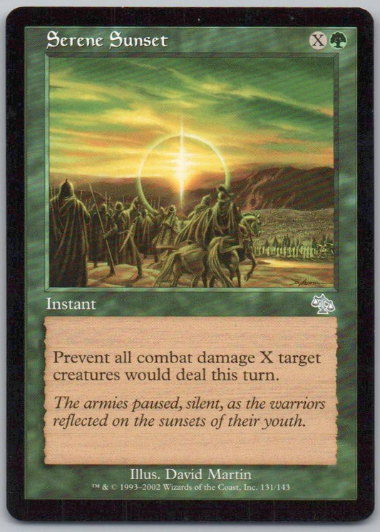 Serene Sunset 131 Normal Instant Card - Judgment