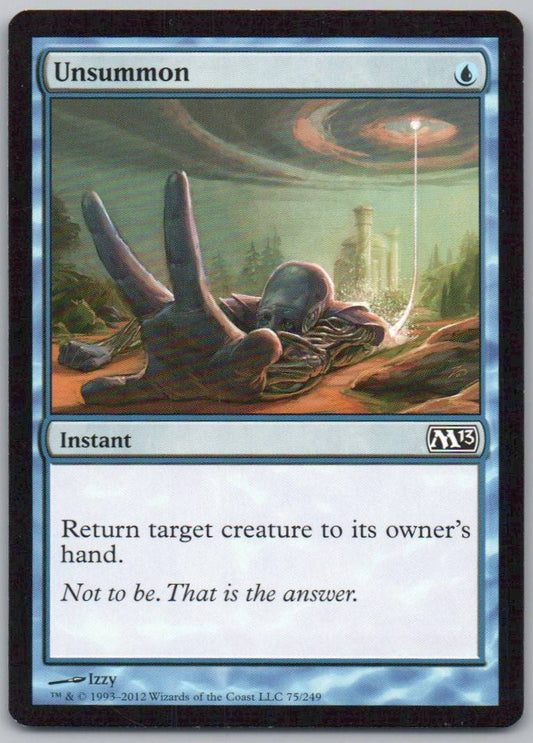 Unsummon 75 Normal Instant Card - Magic 2013