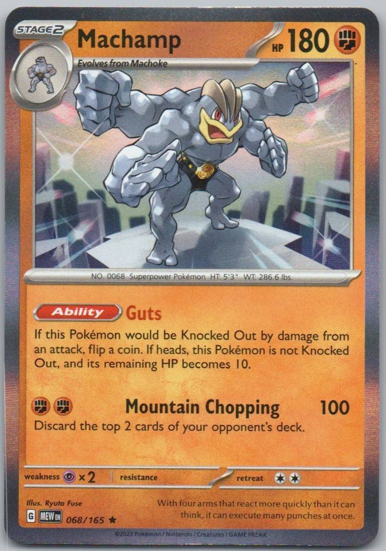 Machamp 068 NOR Card - 151