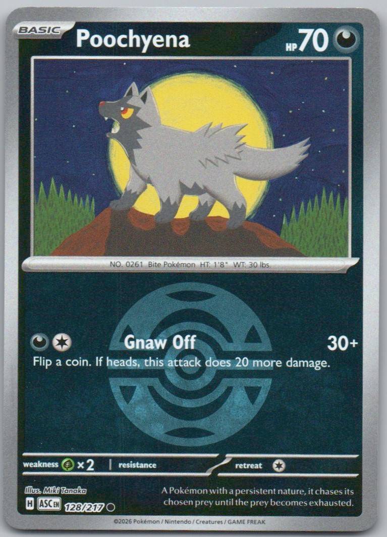 128 - Poochyena (Dusk Ball)