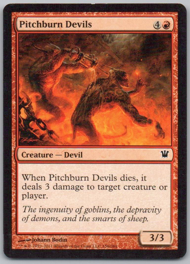 Pitchburn Devils 156 Normal Creature Card - Innistrad