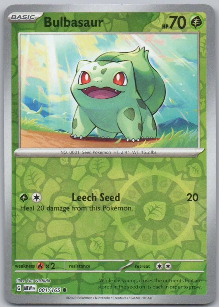 Bulbasaur 001 HOL Card - Miscellaneous Cards & Products