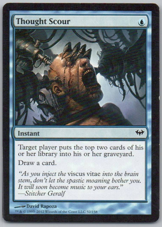 Thought Scour 52 Normal Instant Card - Dark Ascension