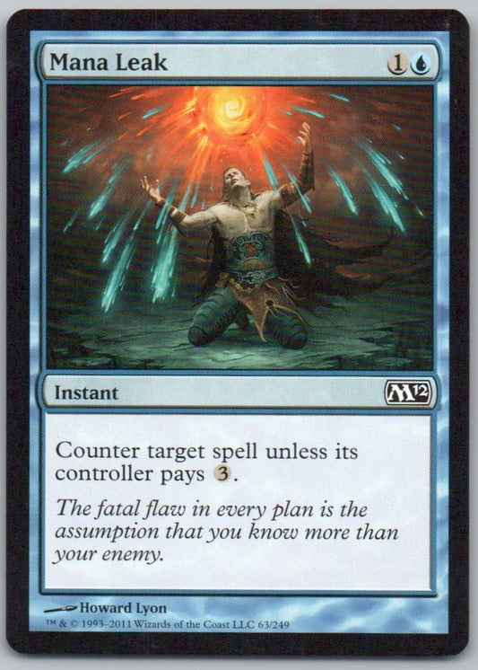 Mana Leak 63 Normal Instant Card - Magic 2012