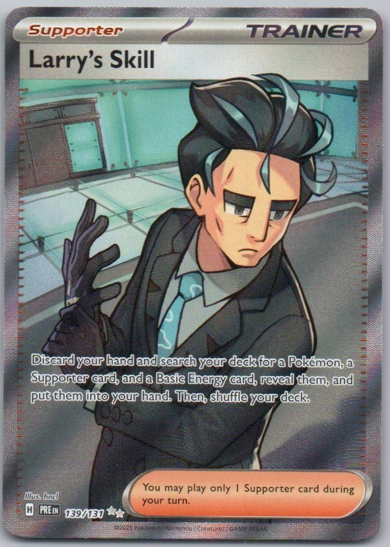 Larry's Skill 139 NOR Card - Prismatic Evolutions