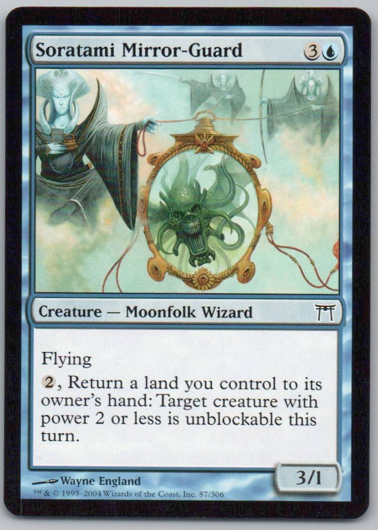 Soratami Mirror-Guard 87 Normal Creature Card - Champions of Kamigawa