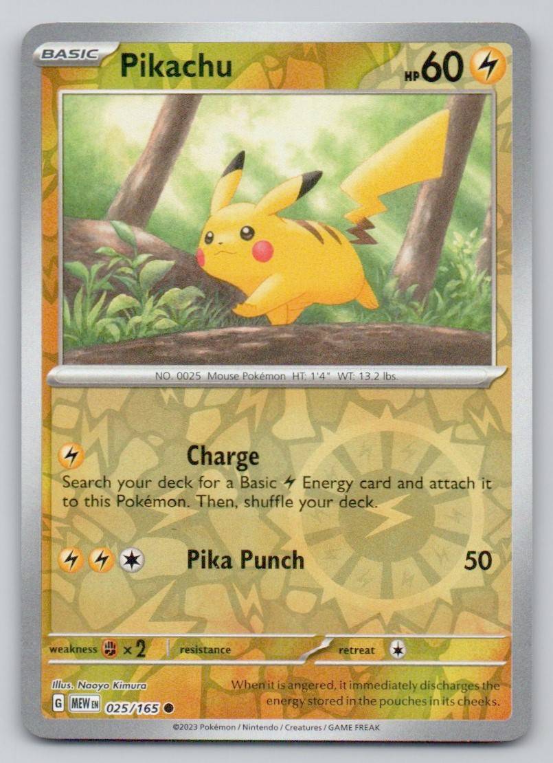 Pikachu 025 HOL Card - Miscellaneous Cards & Products