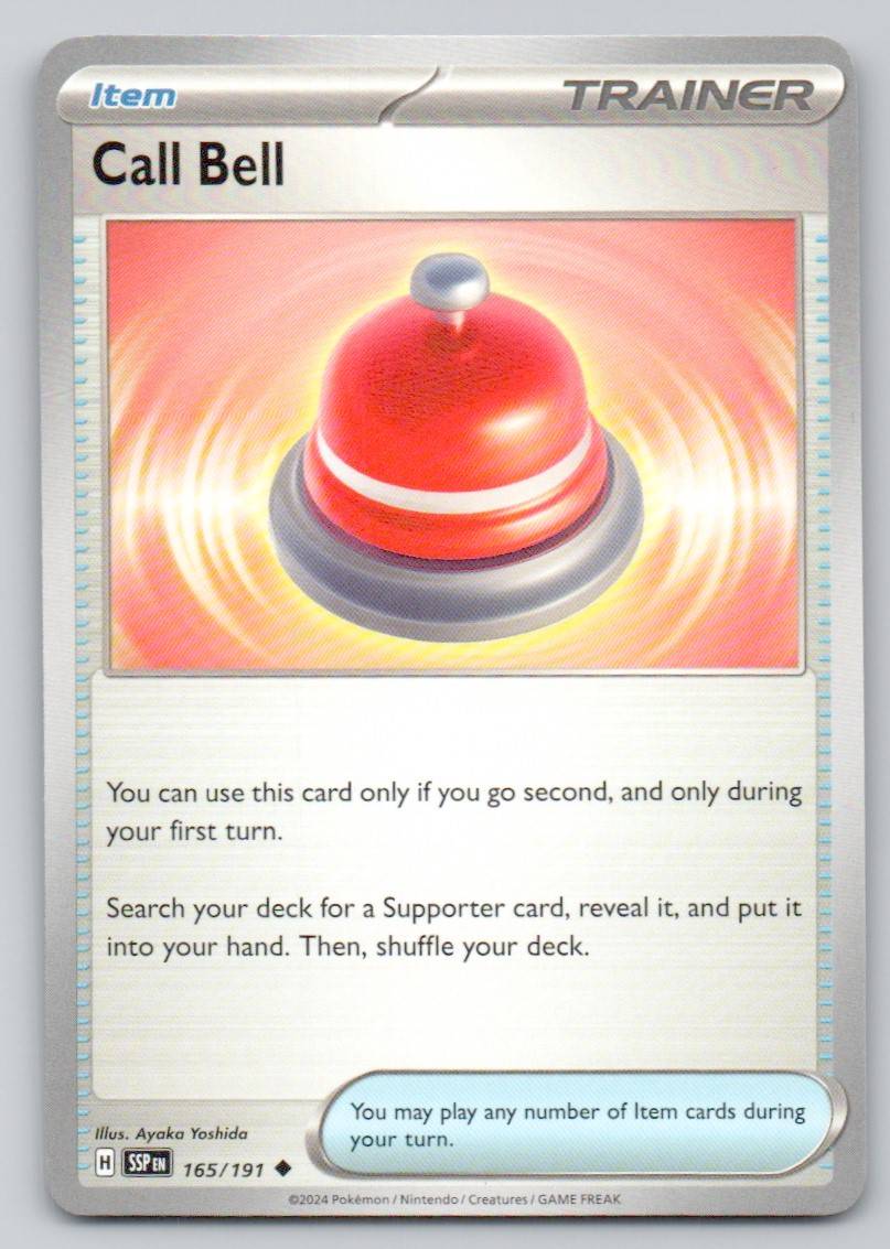 Call Bell 165 NOR Card - Surging Sparks