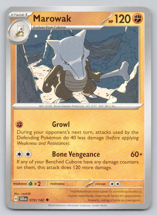 Marowak 073 NOR Card - Stellar Crown