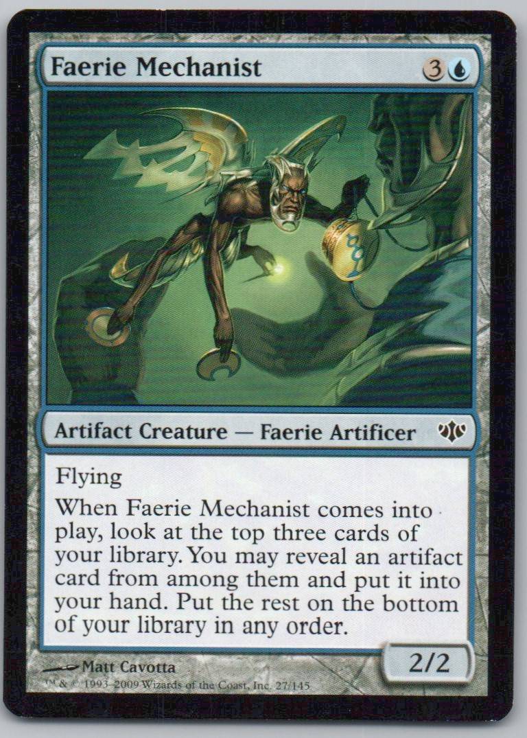 Faerie Mechanist 27 Normal Artifact Card - Conflux