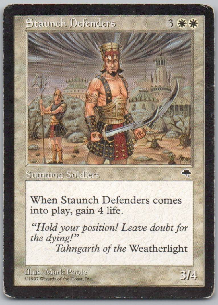 Staunch Defenders 49 Normal Creature Card - Tempest