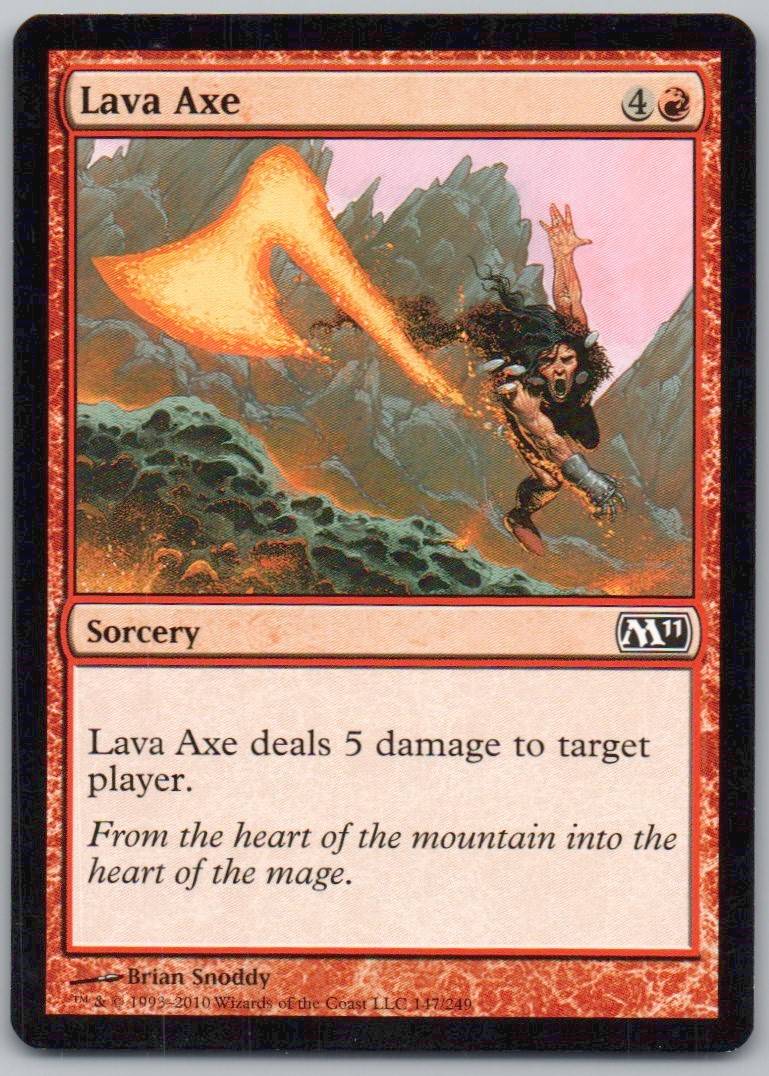 Lava Axe 147 Normal Sorcery Card - Magic 2011