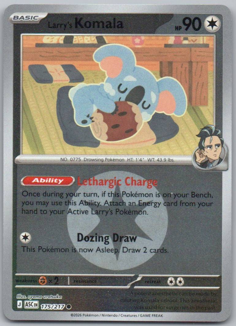 Larry's Komala 175 Energy Holo Colorless Card - Ascended Heroes