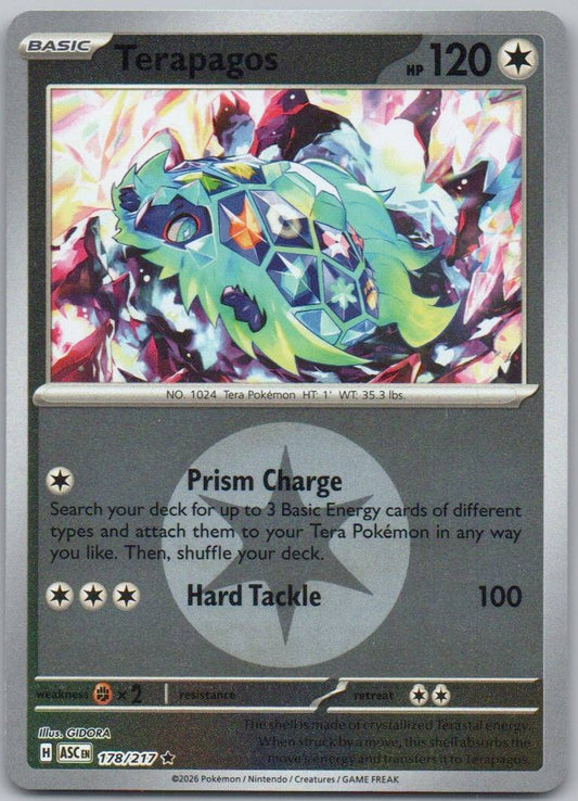 Terapagos 178 Energy Holo Colorless Card - Ascended Heroes