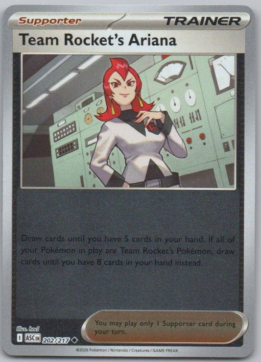 Team Rocket's Ariana 202 Energy Holo Trainer Card - Ascended Heroes