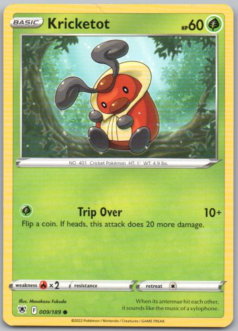 Kricketot 009 Normal Grass Card - Astral Radiance