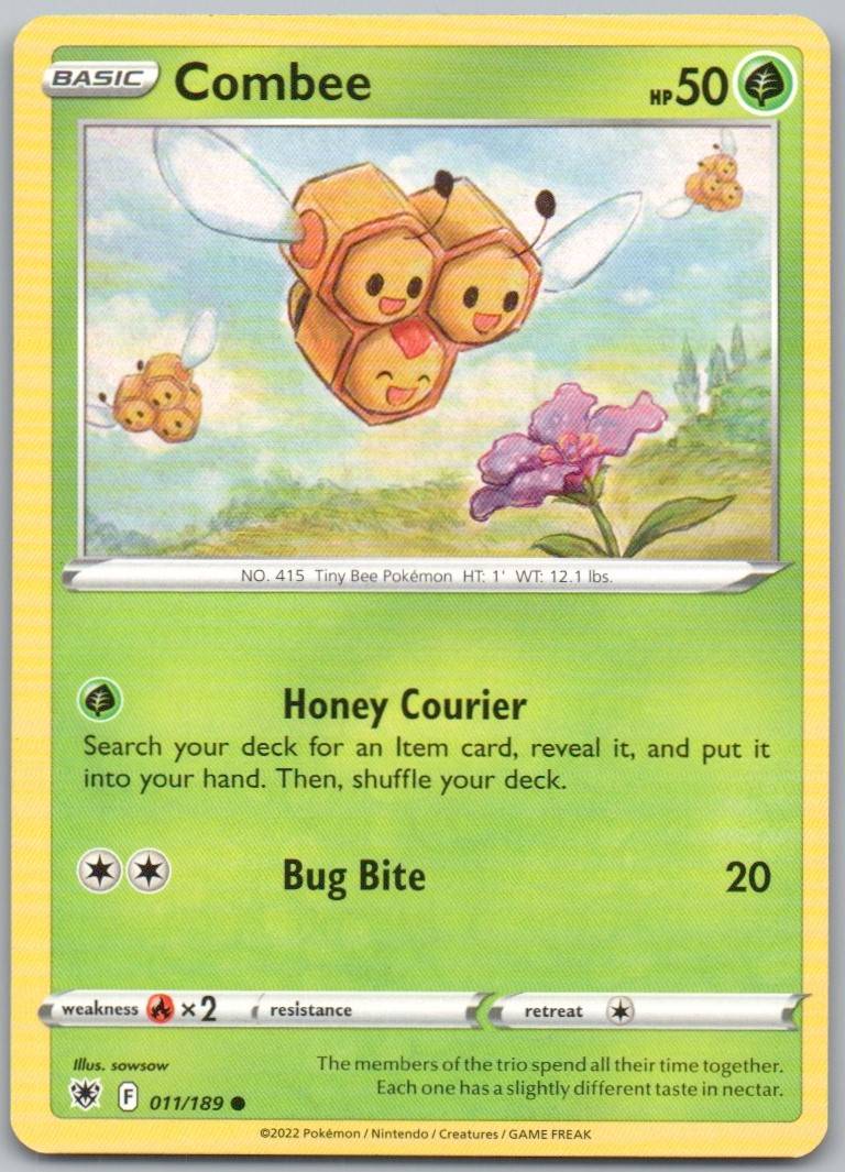 Combee 011 Normal Grass Card - Astral Radiance