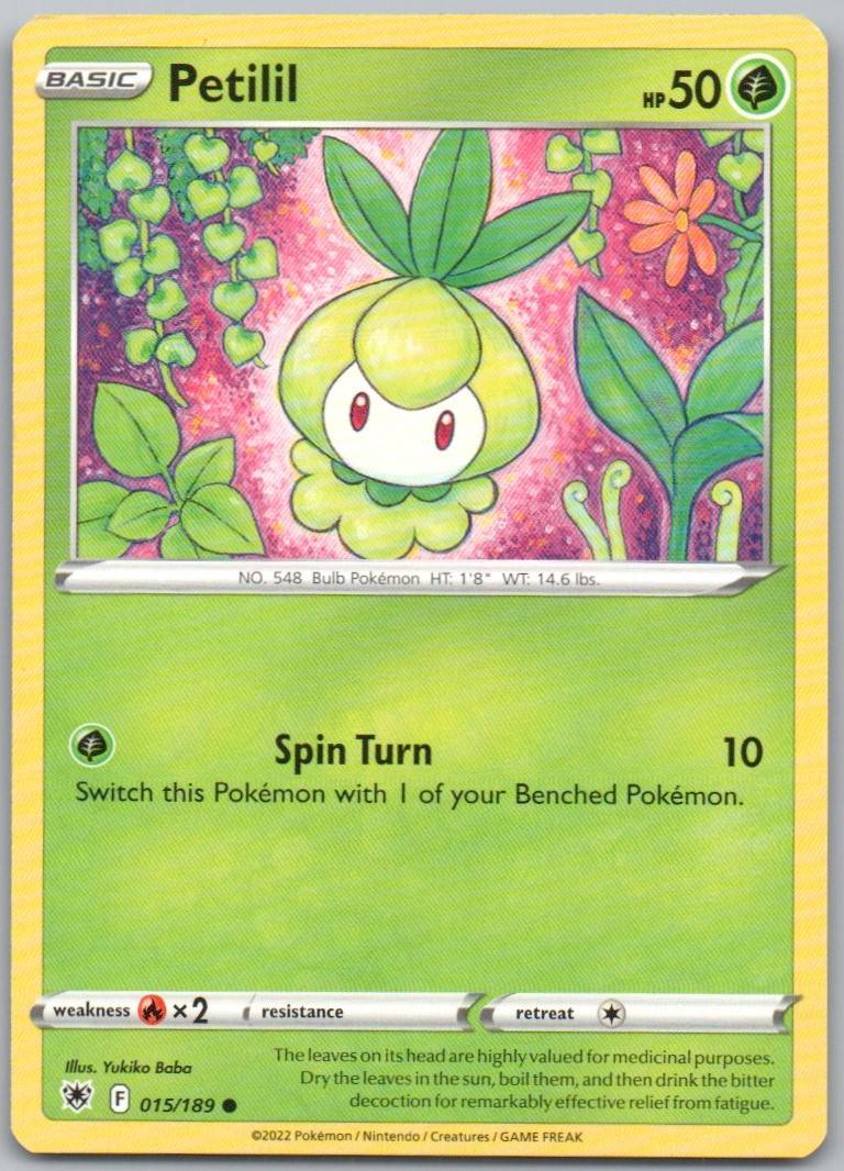 Petilil 015 Normal Grass Card - Astral Radiance