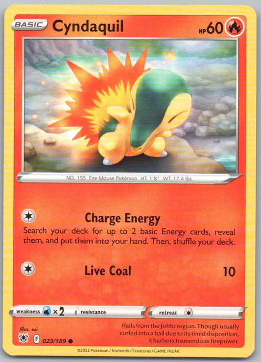 Cyndaquil 023 Normal Fire Card - Astral Radiance